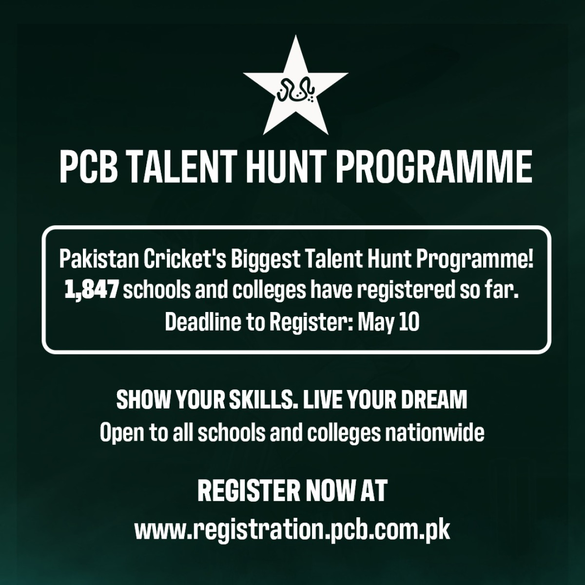 Schools, colleges register for PCB Talent Hunt: Igniting Pakistan cricket ambitions!