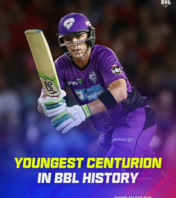 At just 22, record-setter Ben McDonald becomes the youngest BBL centurion, etching history.