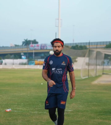 Aamir Jamal refines his net skills, showing unmatched drive during Karachi Kings practice.