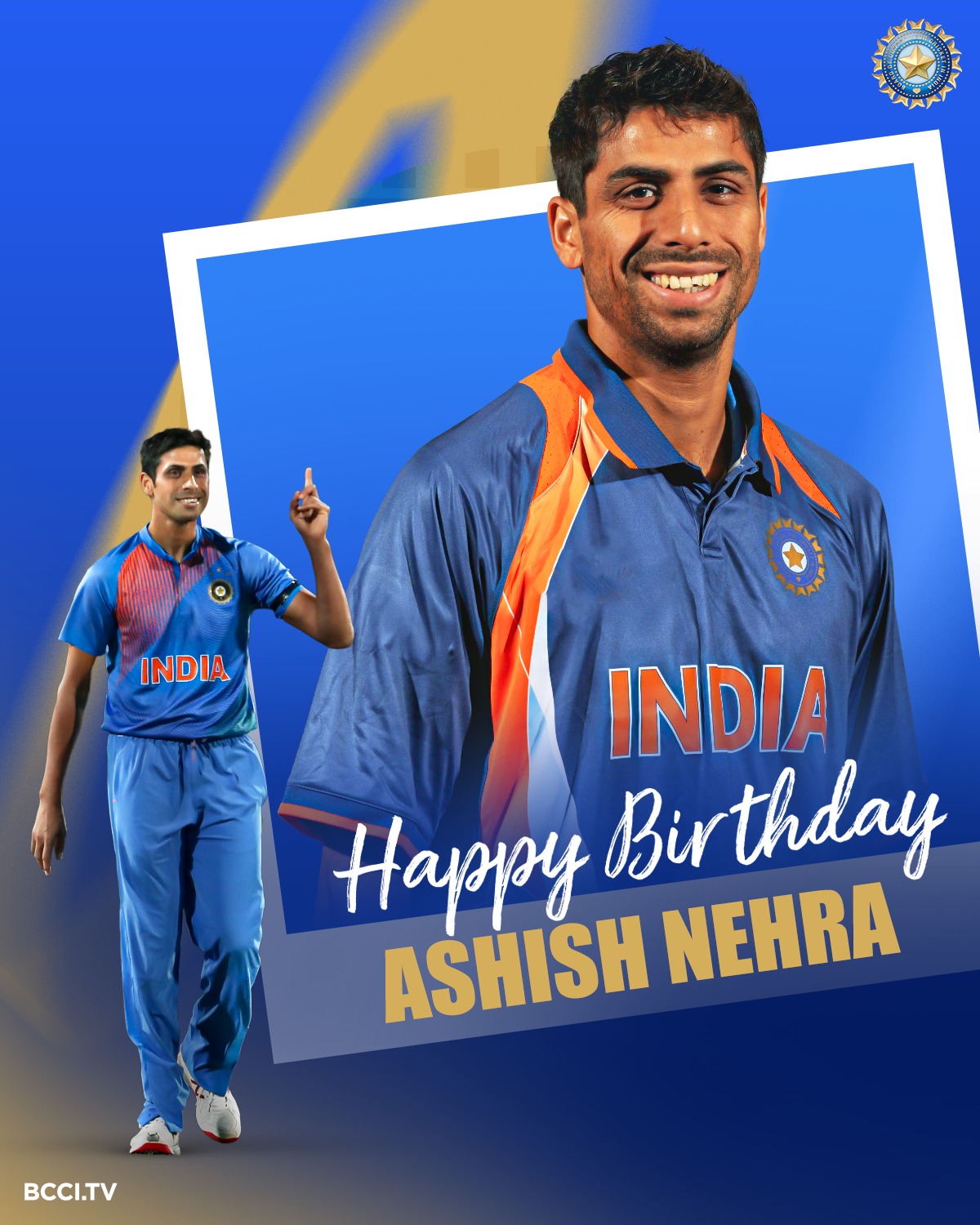 Ashish Nehra Birthday Tribute: Celebrating Cricket Legend Celebrating the Indian pacer who played 164 matches, took 235 wickets, and offered countless memories