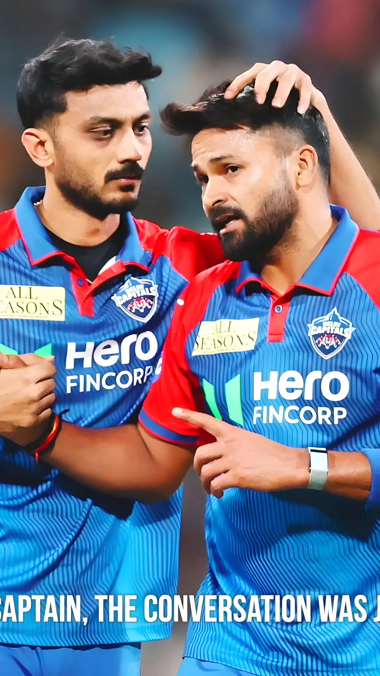 Axar Patel Turns Interviewer, Quizzes Mukesh Kumar On Four-Wicket Haul Against LSG Axar Patel Turns Interviewer, Quizzes Mukesh Kumar On Four-Wicket Haul Against LSG