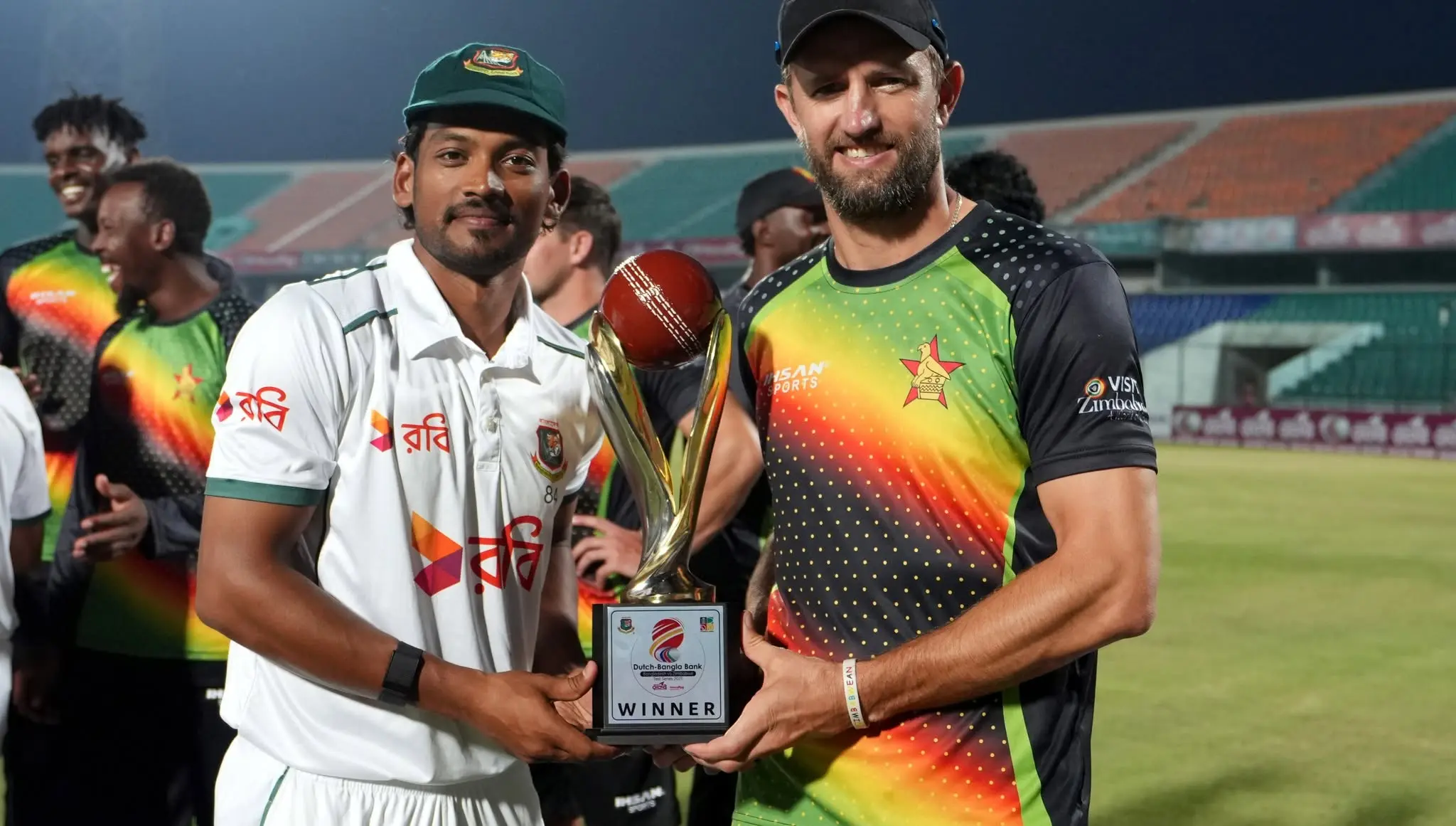 Bangladesh, Zimbabwe Share Honors in 2025 Test Series