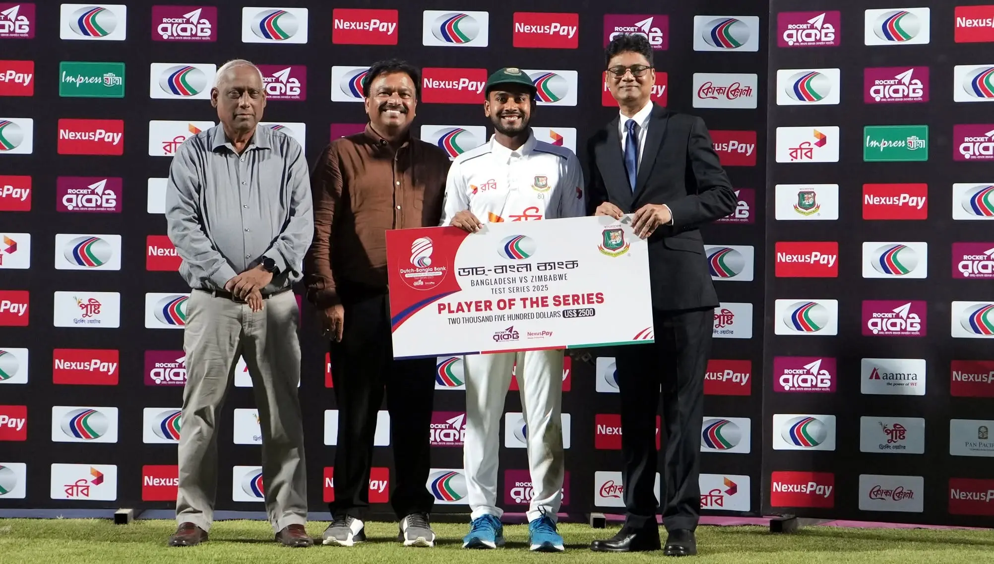 Bangladesh, Zimbabwe Share Honors in 2025 Test Series