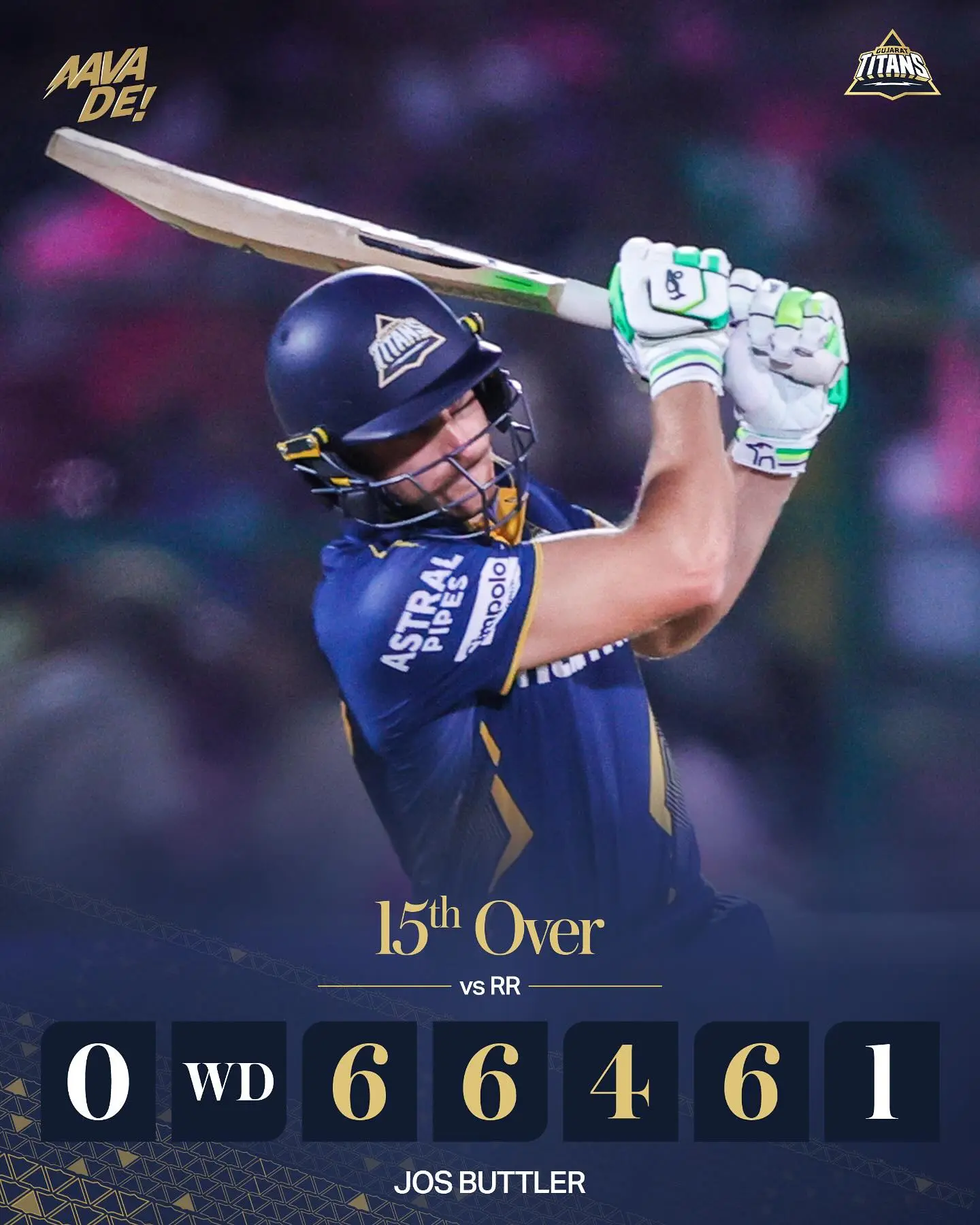 Blockbuster Buttler: Jos Stars in TATA IPL 2025 Gujarat Titans feature batsman after hammering 22 runs in single over against Rajasthan rivals