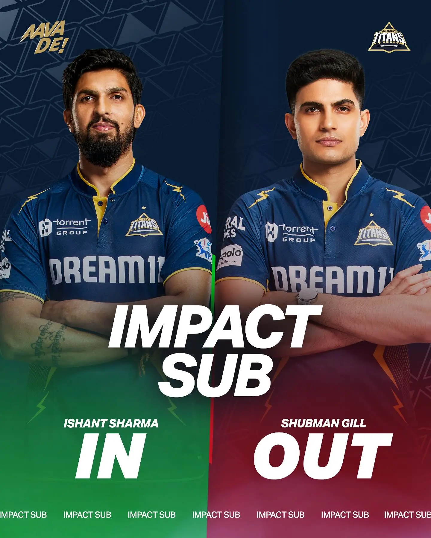 Captain Gill Makes Way For Ishant Sharma In TATA IPL 2025 Gujarat Titans drop a captaincy curveball