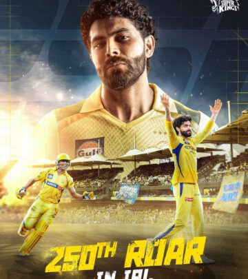 CSK enters their 25th game with powerful warrior energy, inspiring fans with each play.