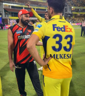 Indian pacer spotted in CSK colors as he joins training session with the five-time champions.