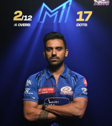 The Mumbai Indians pacer showcases his formidable skills with a destructive spell with the ball. 