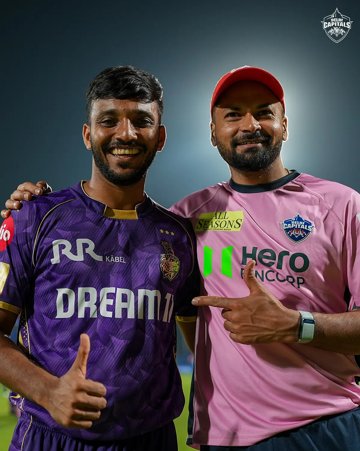 Delhi Capitals Celebrate Post-Match Camaraderie on Instagram