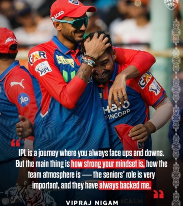 Delhi Capitals Rally Behind Vippi With Heartfelt Instagram Message