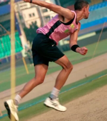 Delhi Capitals electrify fans with an iconic bowling action capturing cricket’s magic now.