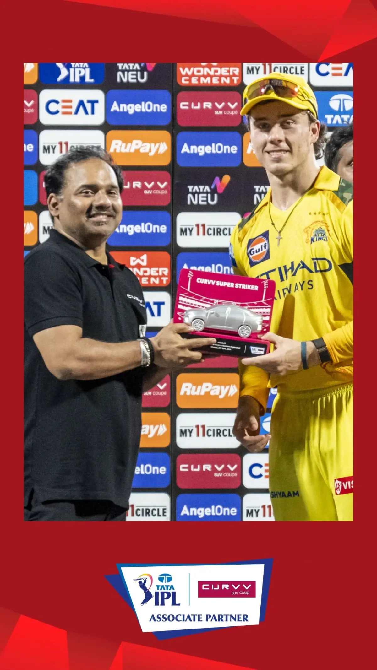 Dewald Brevis Named Curvv Super Striker In Chennai Super Kings Vs Sunrisers Hyderabad Match Young South African talent impresses with explosive batting in his debut match for Chennai