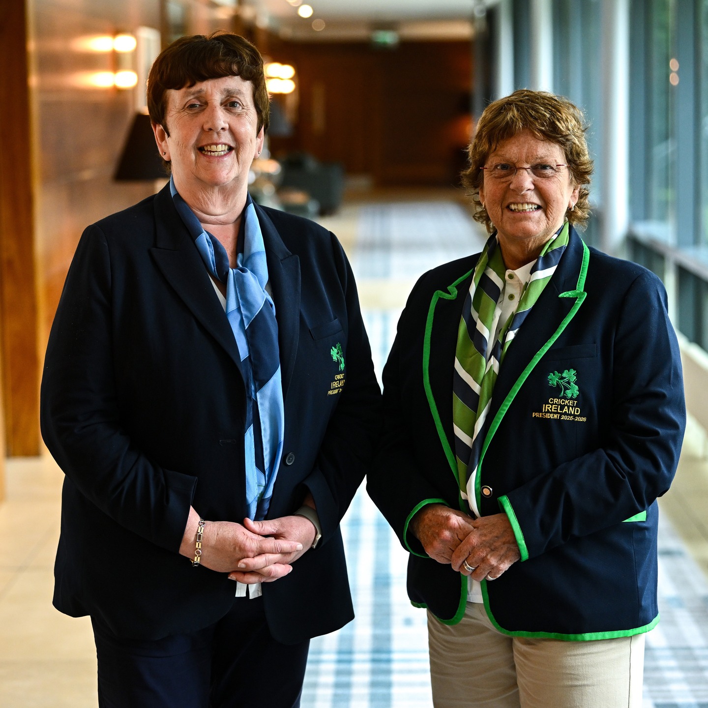 Donna Armstrong succeeds Stella Downes as Cricket Ireland President for next 12 months!!.