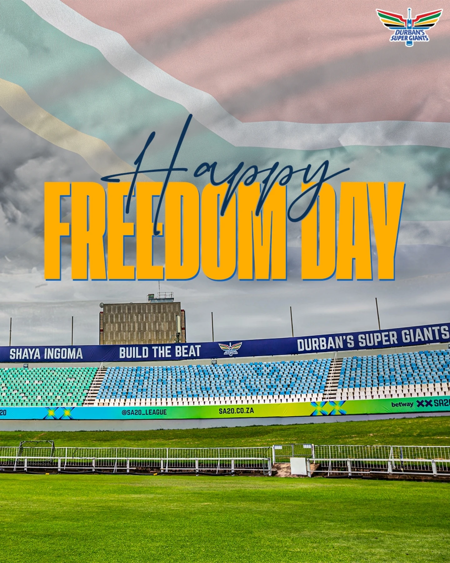 Team celebrates the spirit of South Africa in latest post. 