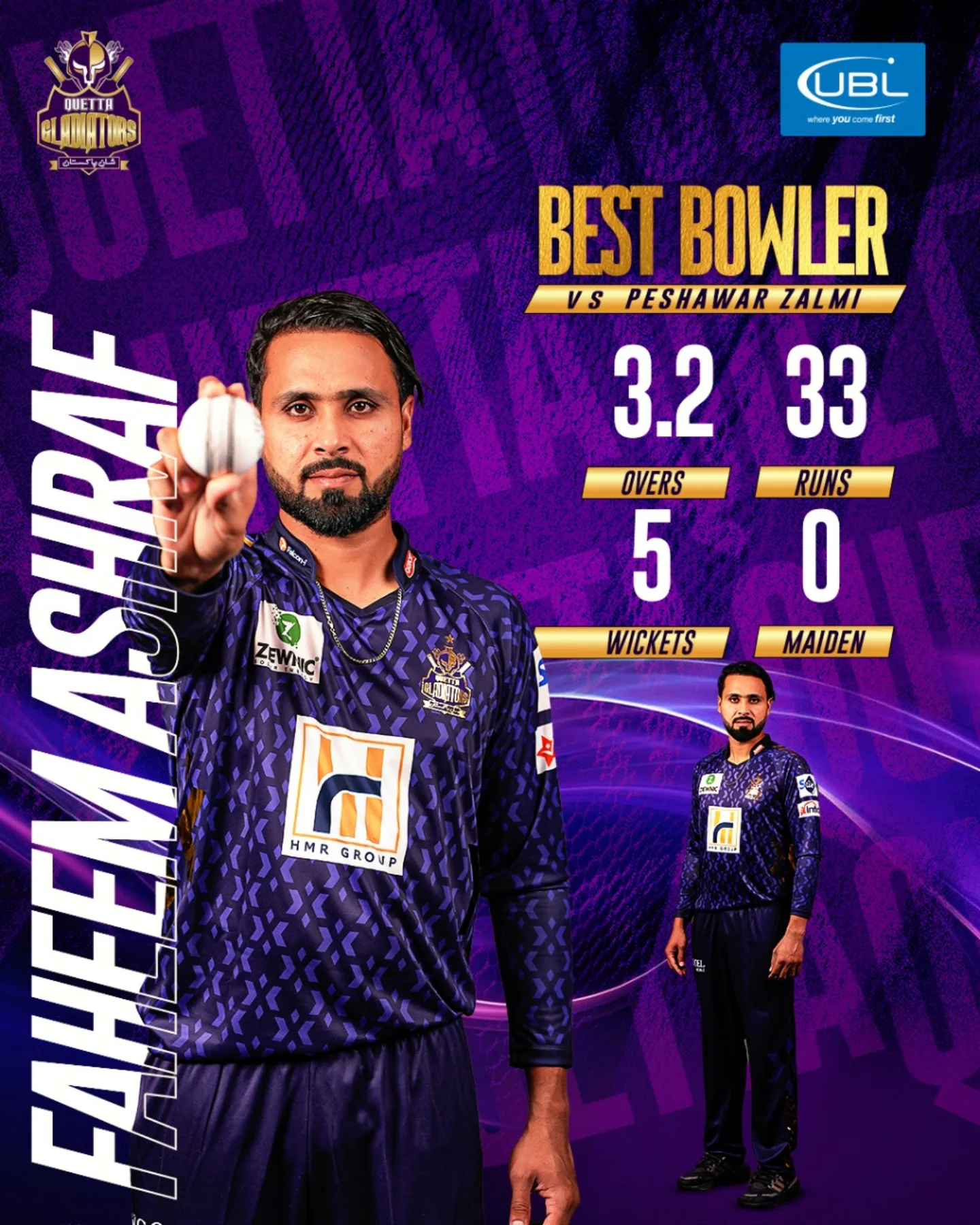 A fiery spell stuns Zalmi, igniting passion and pride in Quetta Gladiators fans!!!