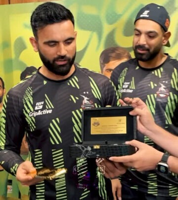 Lahore’s batting icon receives luxury tribute for brilliance on the pitch