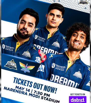 Gujarat Titans Ticket Alert: Home Game Tickets Live