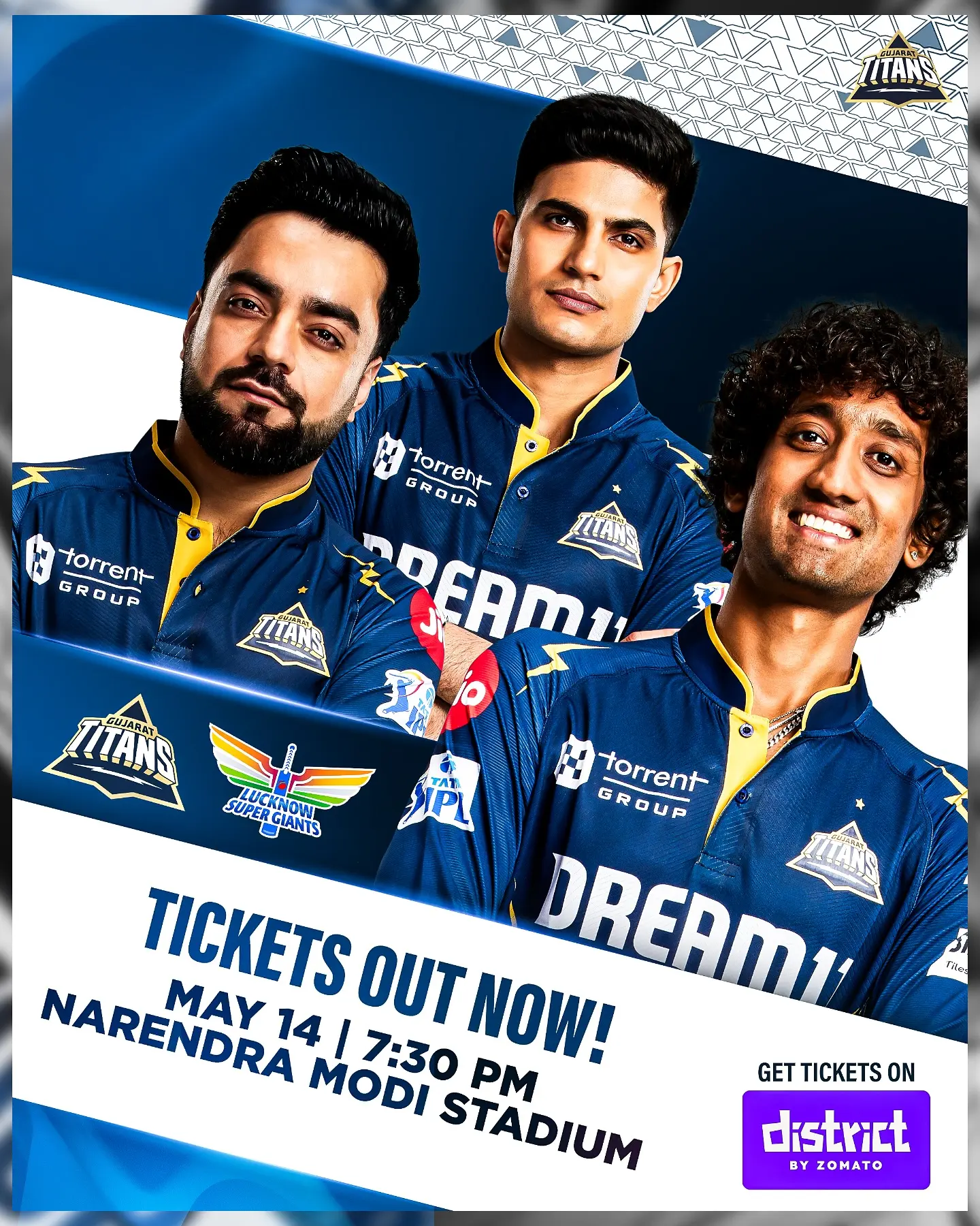 Grab your tickets for Gujarat Titans’ penultimate home game: now live on DistrictUpdates.