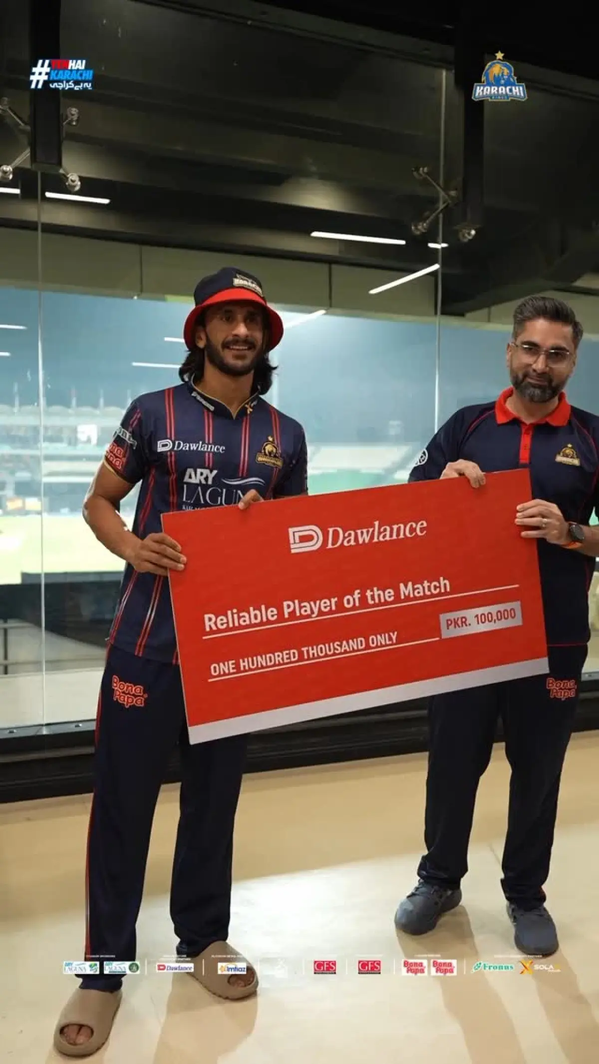 Hassan Ali Named Dawlance Reliable Player Of The Match For Karachi Kings Pakistani pacer earns accolade for consistent bowling performance in recent PSL match