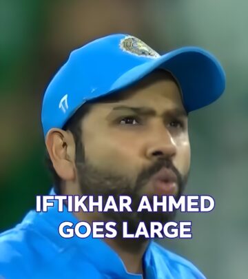 Pakistan's middle-order power-hitter showcases his explosive batting skills in viral clip.
