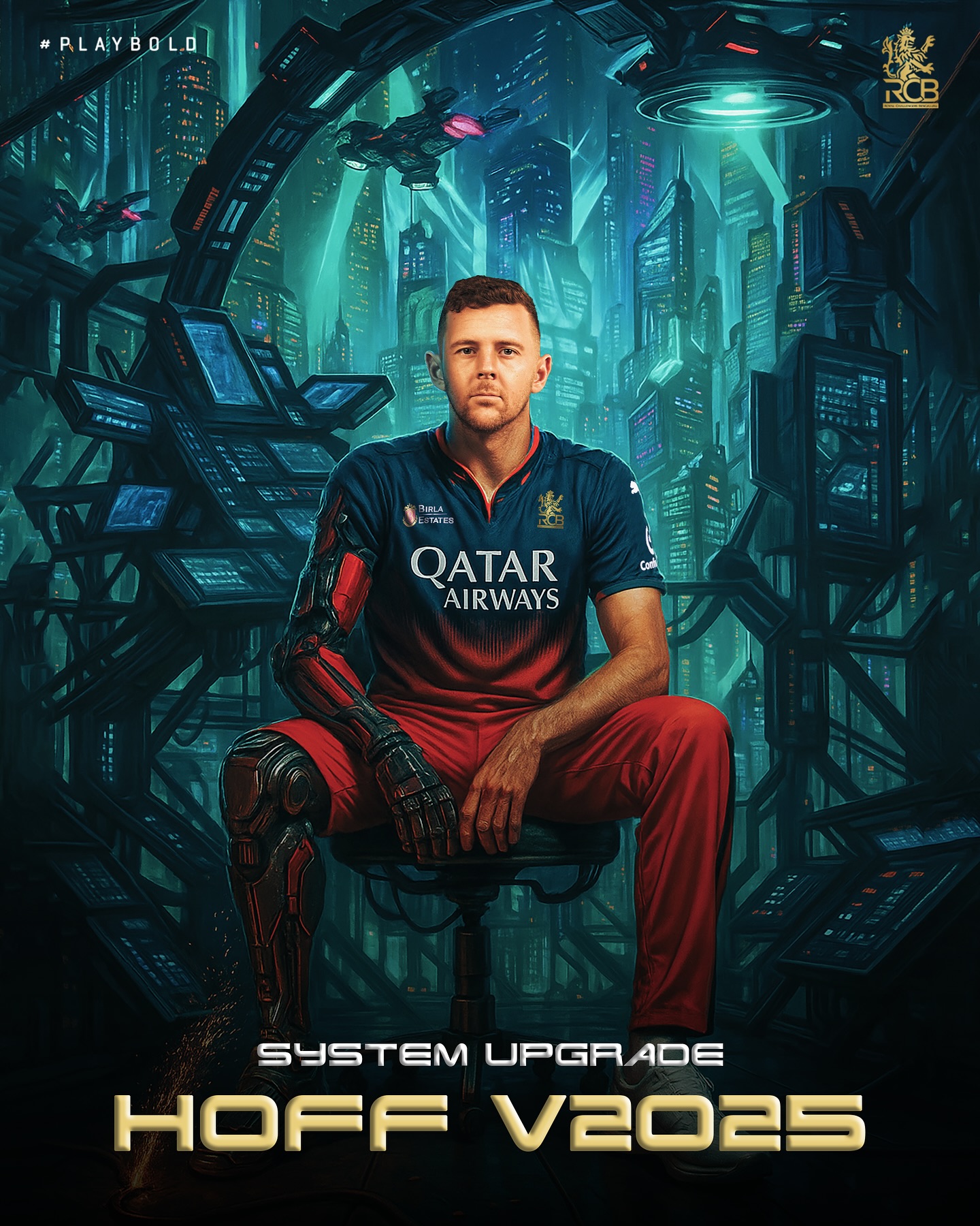 Josh Hazlewood’s Digital Upgrade For IPL 2025 RCB’s post spotlights a tech-driven upgrade as Josh Hazlewood readies for IPL 2025 triumph