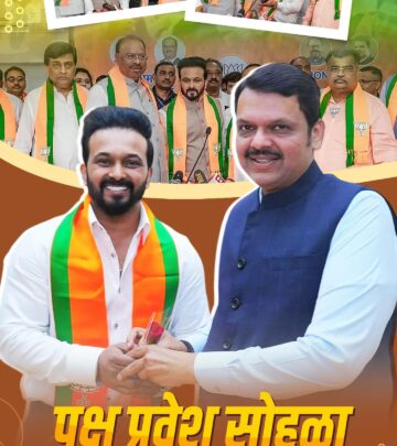 Cricketer steps into transformative BJP journey.