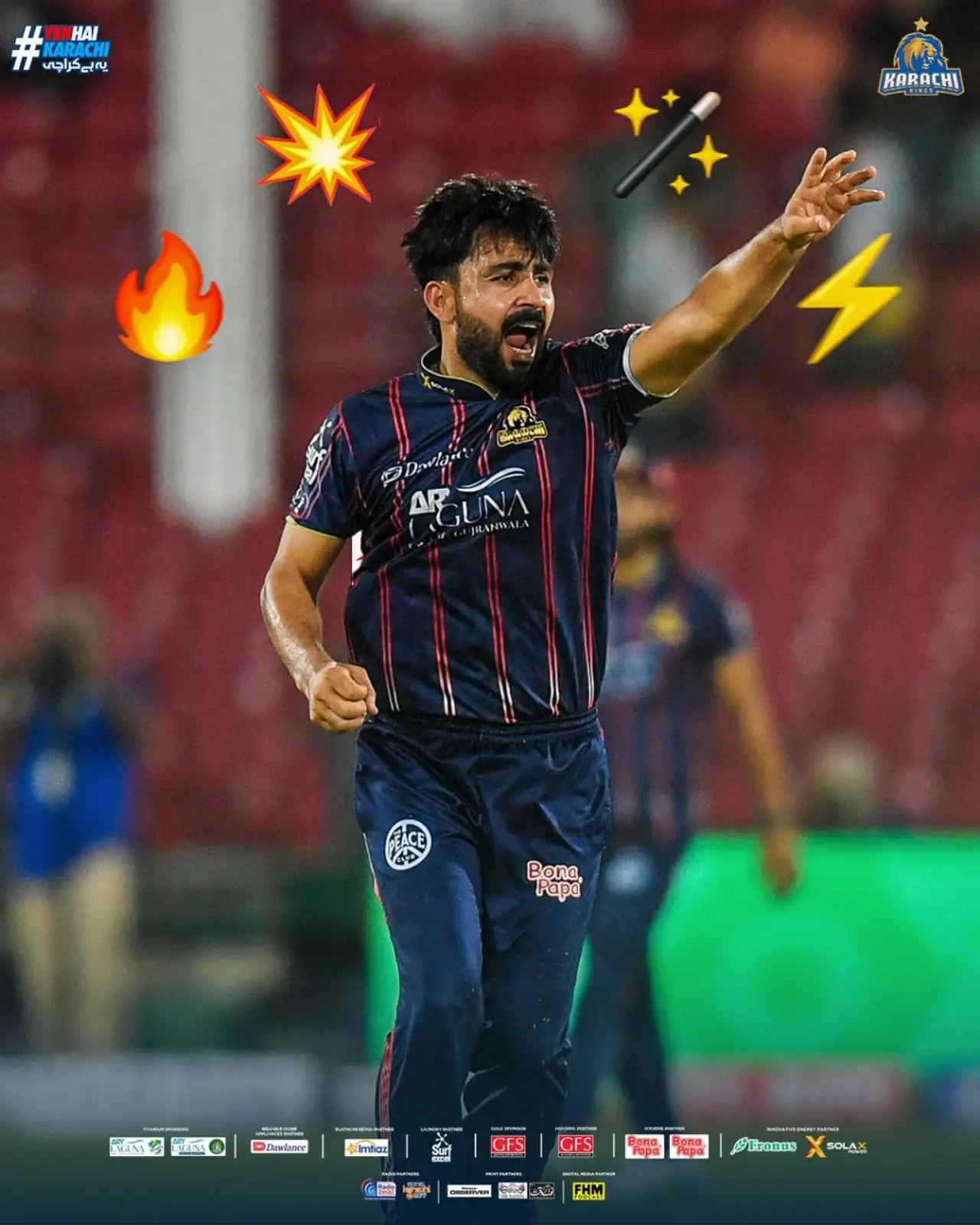 Khushdil Shah Delivers Consistent Performances For Karachi Kings In PSL 10 Khushdil Shah Delivers Consistent Performances For Karachi Kings In PSL 10