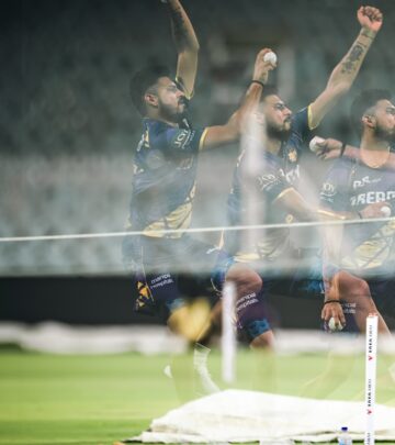 The fast bowler's blistering speed caught on camera as Knights prepare for upcoming challenges.