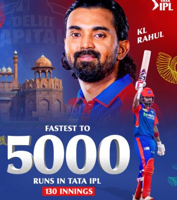 The batsman shines with an unbeaten 57 and a 5000-run milestone.
