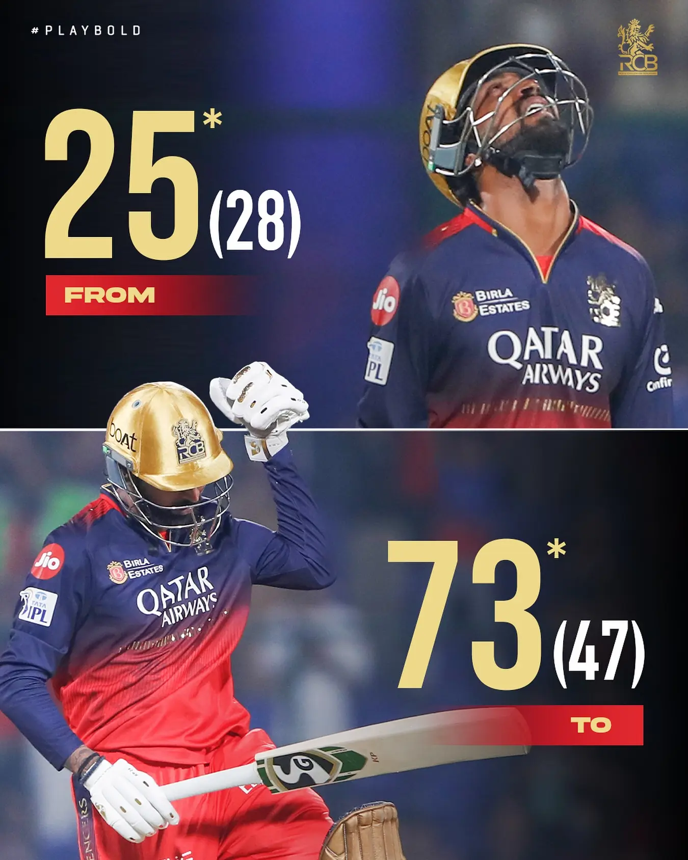 Krunal Pandya Shines With 48 Off 19 Balls In Bold Chase Fearless chase lead by lead top order batsmen seals the deal for RCB