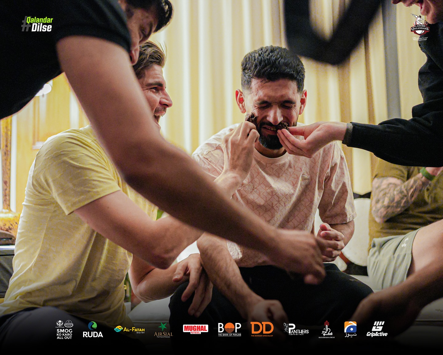 Lahore Qalandars Celebrate Sikandar Raza’s Birthday With A ‘Messy’ Surprise Lahore Qalandars Celebrate Sikandar Raza's Birthday With Messy, Heartfelt Surprise