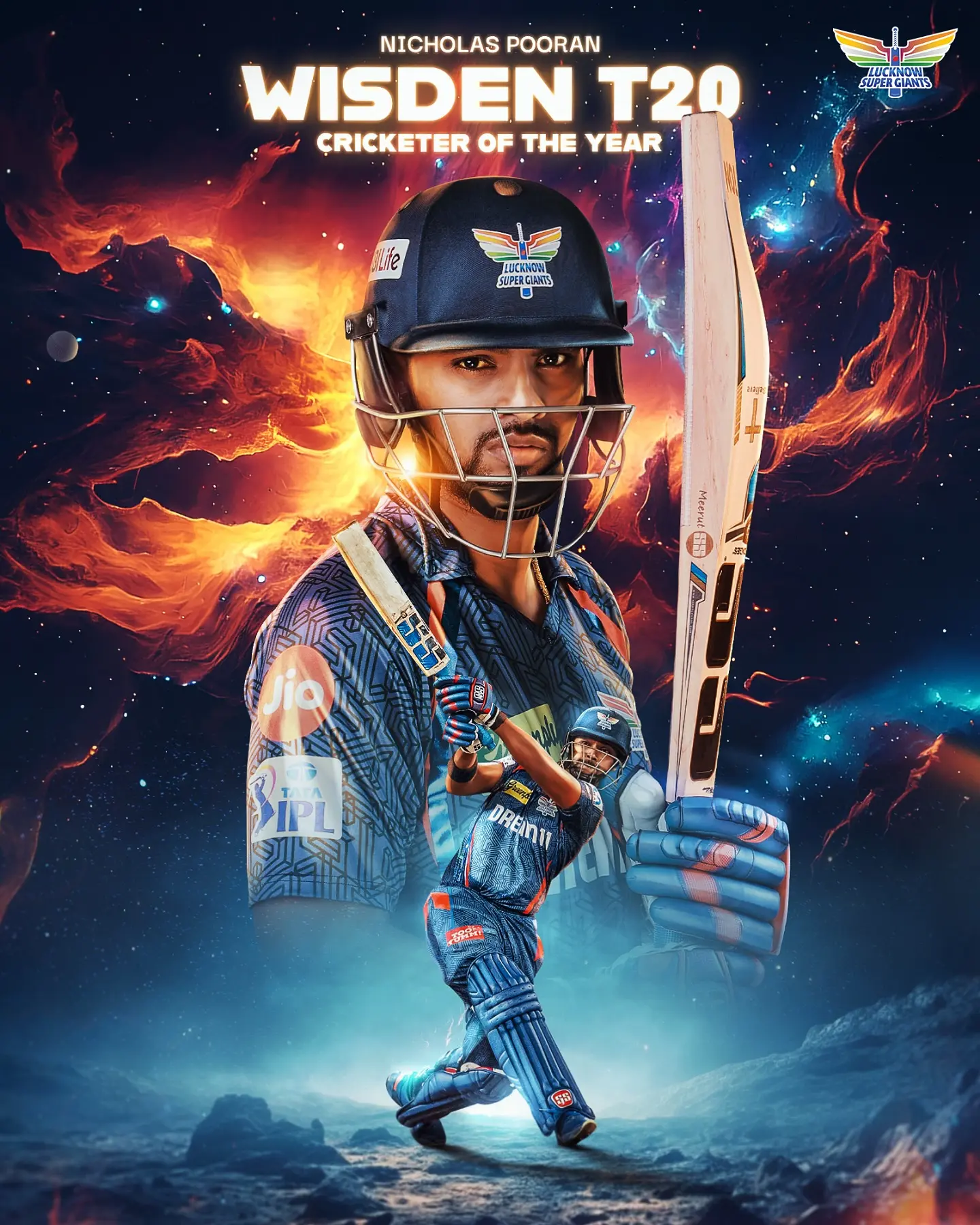 Lucknow Super Giants Celebrate Nicholas Pooran With ‘HE’S HIM’ Tribute Post West Indies star batsman earns ultimate recognition from LSG after recent power hitting displays
