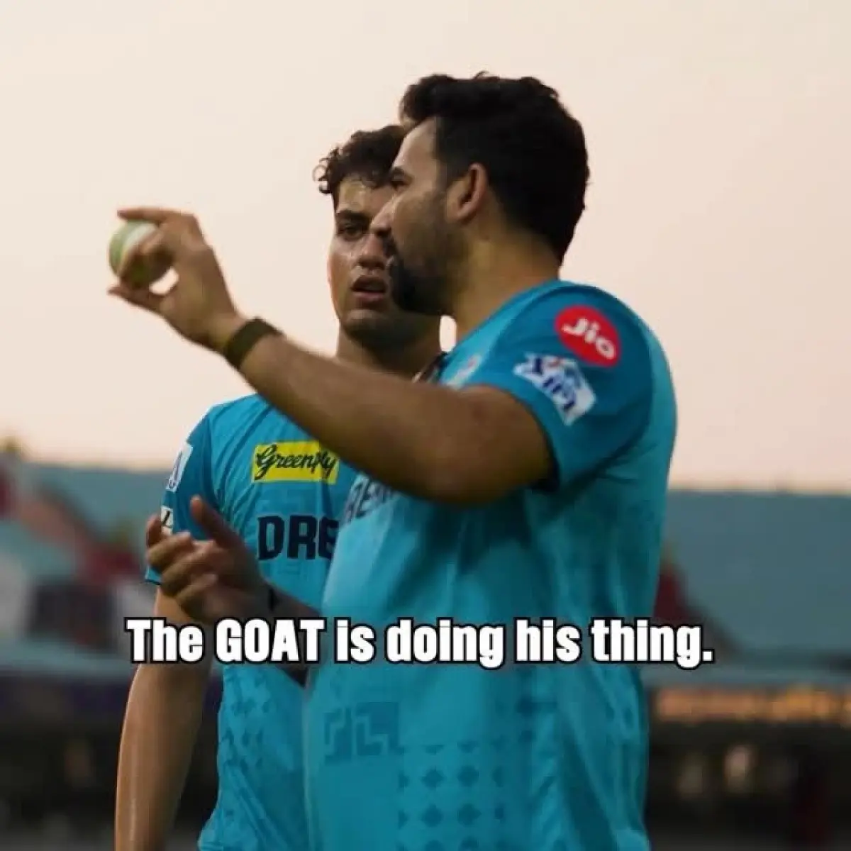 Lucknow Super Giants’ post blends humor with spirit, making each challenge seem easy.
