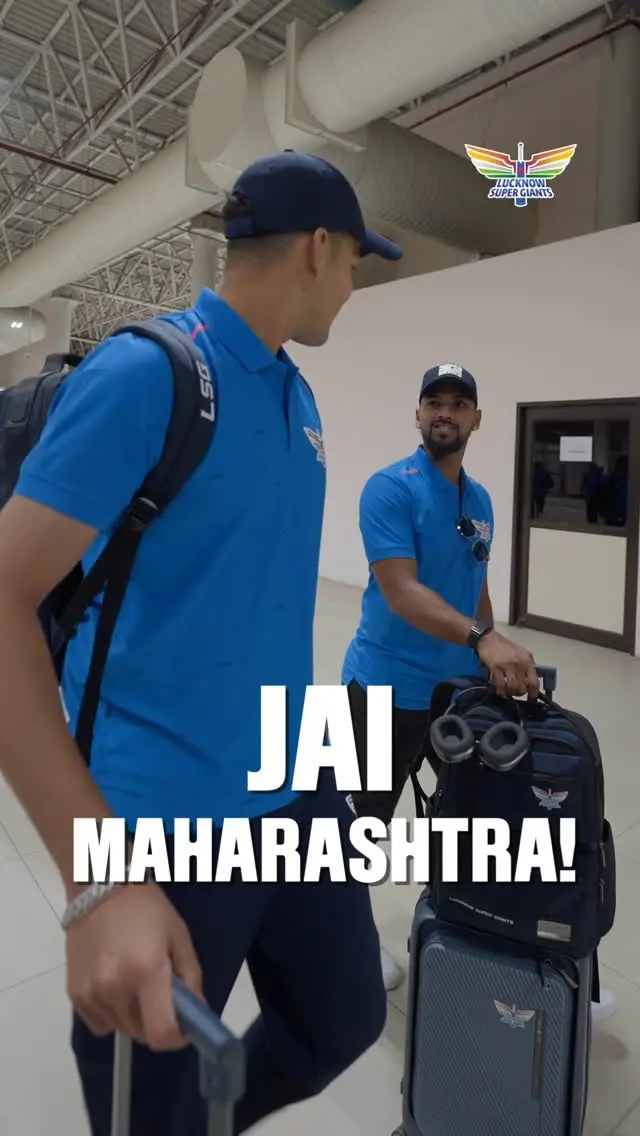 Lucknow Super Giants Share Mumbai Excitement With Hindi/Marathi Caption Lucknow Super Giants Share Mumbai Excitement With Hindi Caption