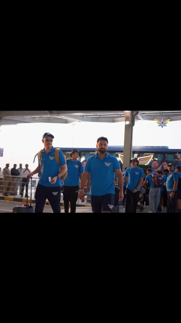 Lucknow Super Giants Travel In Style For Mumbai Showdown Lucknow Super Giants Travel In Style For Mumbai Showdown