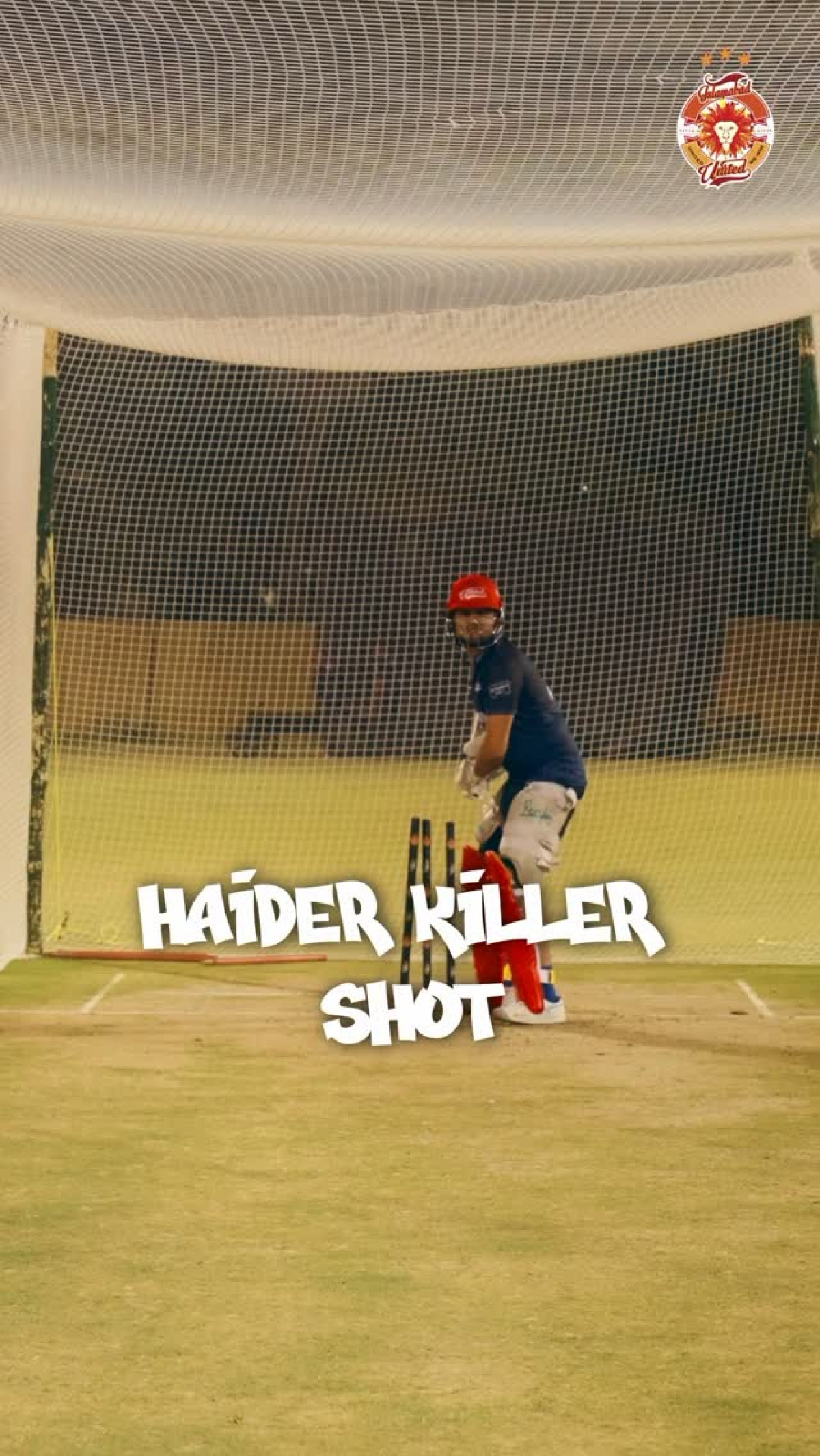 Malik Haider Ali Khan stuns in Islamabad United nets with highlight reel vibes on display.
