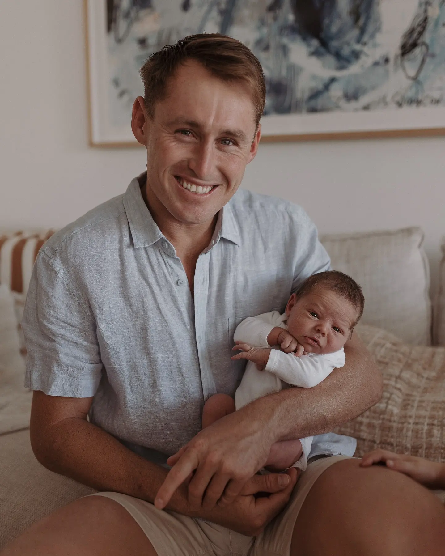 Marnus Labuschagne Shares Adorable ‘Dad Mode’ Moment With Newborn Son Judah Marnus Labuschagne Shares Adorable 'Dad Mode' Moment With Newborn Son Judah