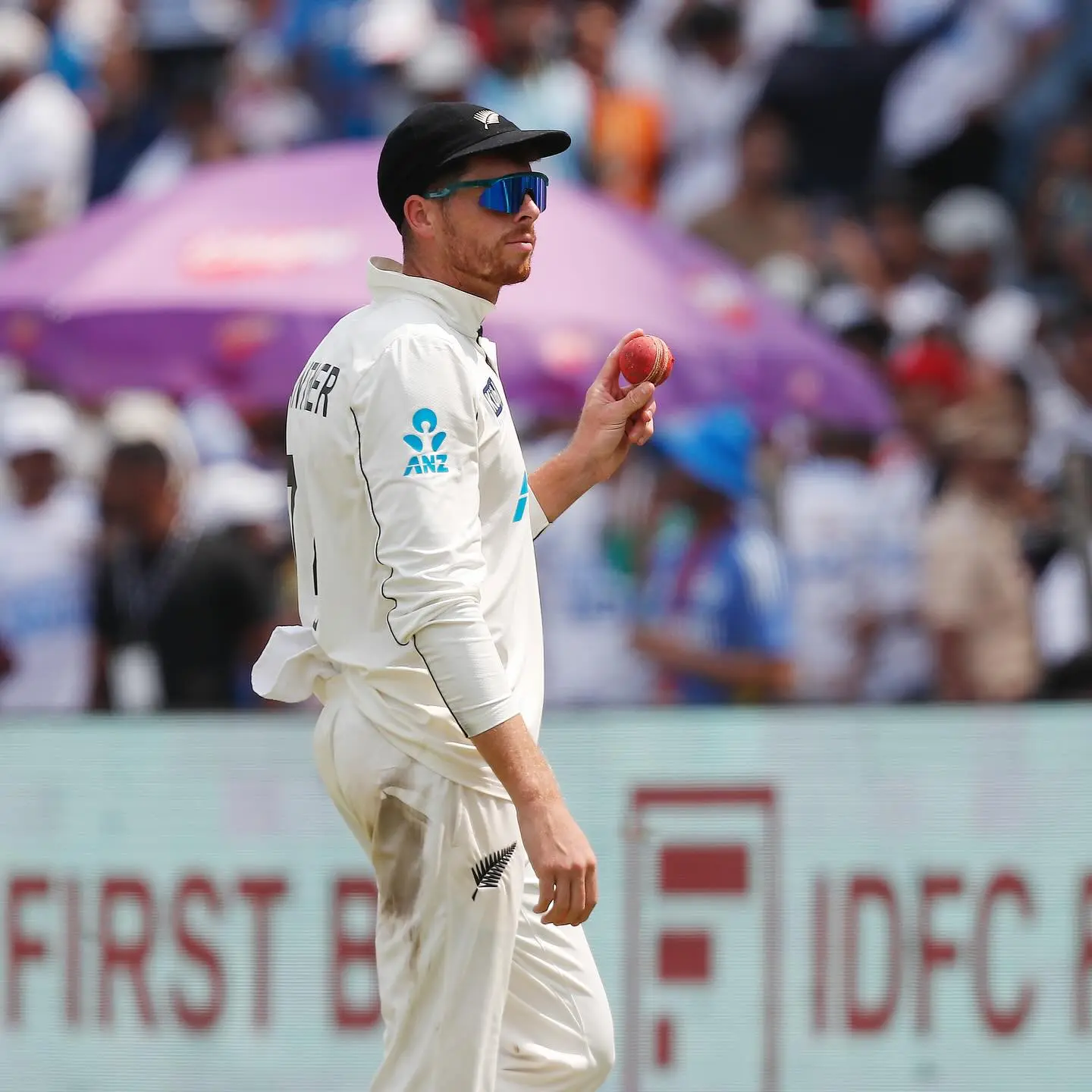 Mitchell Santner Wins Wisden Trophy For Historic 13-157 Against India Mitchell Santner Wins Wisden Trophy For Historic 13-157 Against India