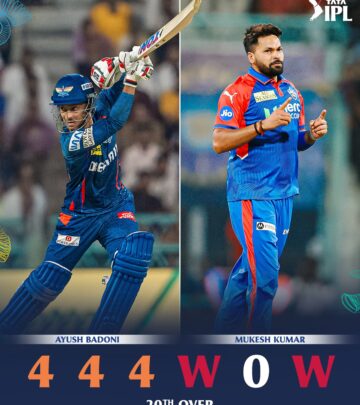 Delhi Capitals' bowler delivers dramatic comeback after three consecutive fours in crucial over