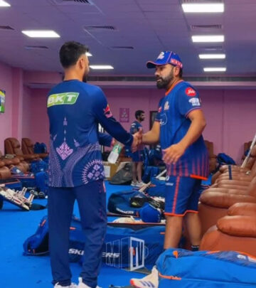Mumbai Indians’ Akash Meets His ‘Rohit Bhaiya’ in Heartfelt Encounter