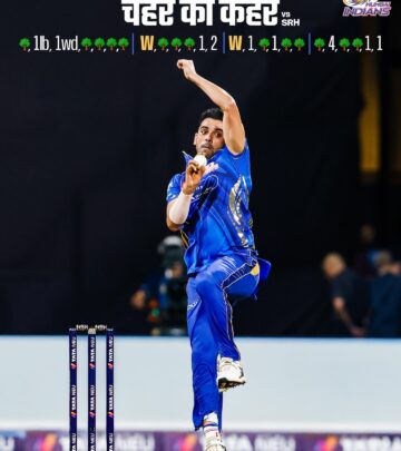 Bowler impresses MI's spirit coach with disciplined bowling performance against SRH.