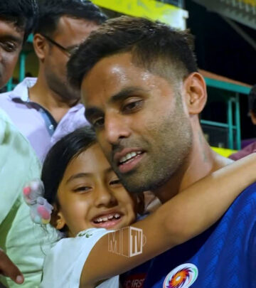 The powerful batter brings smiles to children's faces. 