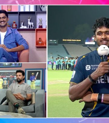Former India opener connects with rising GT star alongside cricket analyst MD Thirushkamini.