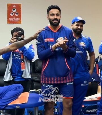 Mumbai Indians celebrate their young fielding sensation with special dressing room accolade
