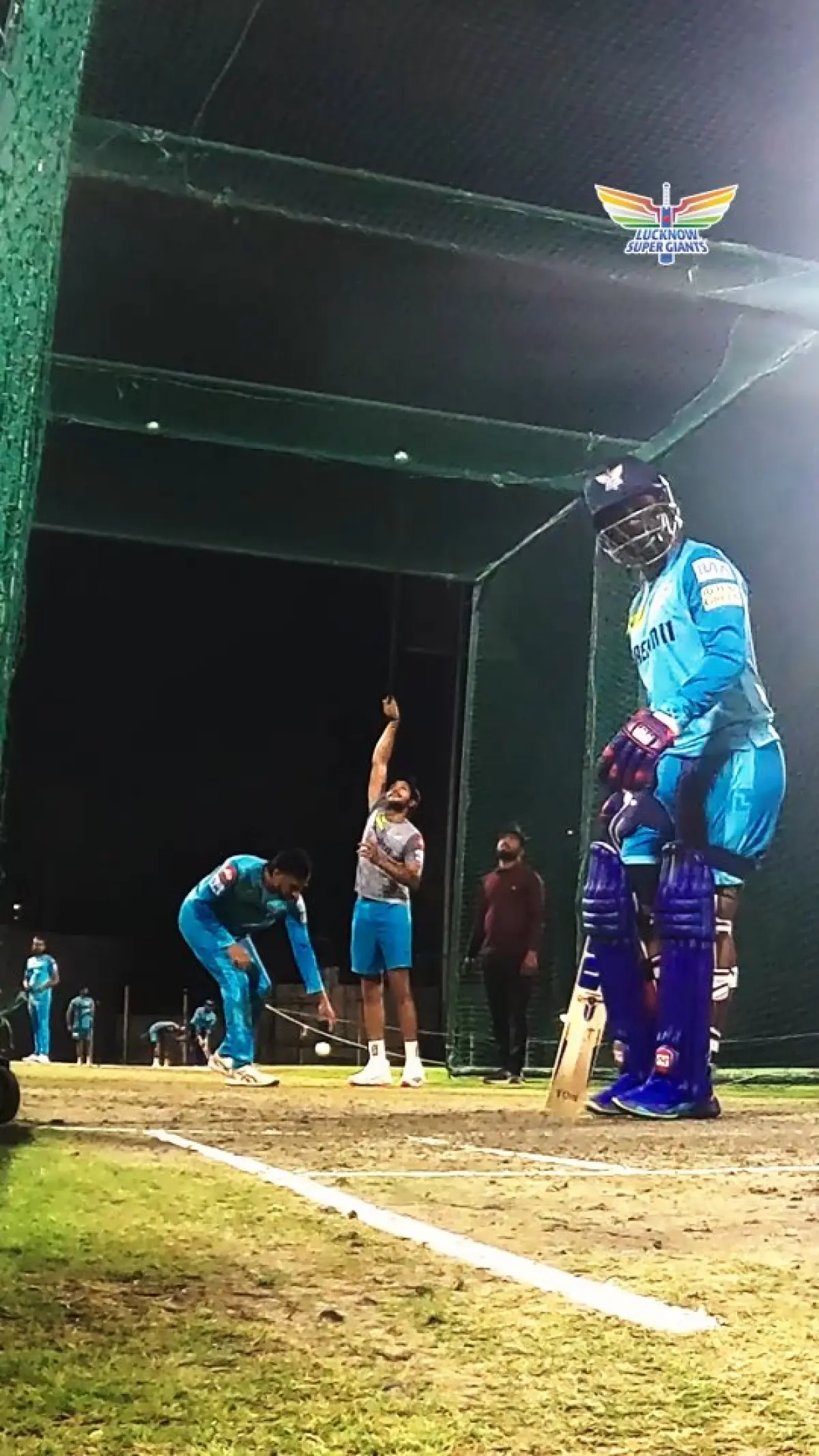 Lucknow Super Giants share humorous training clip of West Indies star having a rare miss.