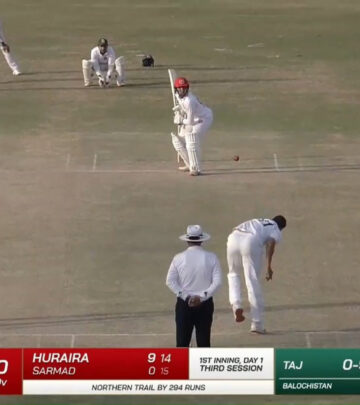 Young batter joins elite club as second-youngest Pakistani to score first-class triple century.