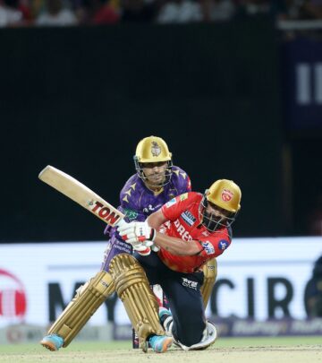 Punjab Kings opener continues impressive form with boundary-filled knock against KKR at Eden Gardens.