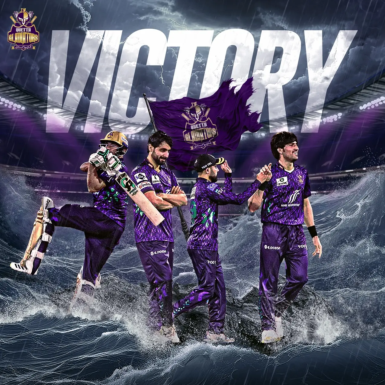 Purple Force delivers dramatic comeback as bowlers shine to secure crucial win at Kings' home