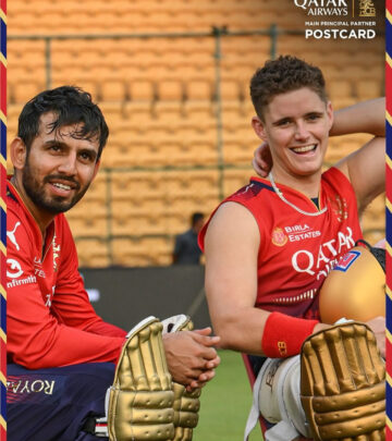 RCB Celebrates Homecoming With Qatar Airways Postcard