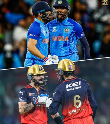 The players dazzle in a cinematic IPL2025 showdown.